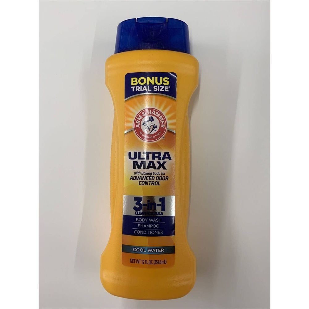 3 pk Arm & Hammer Ultra Max Advanced 3-in-1 Cool Water Odor Control, 12 fl oz